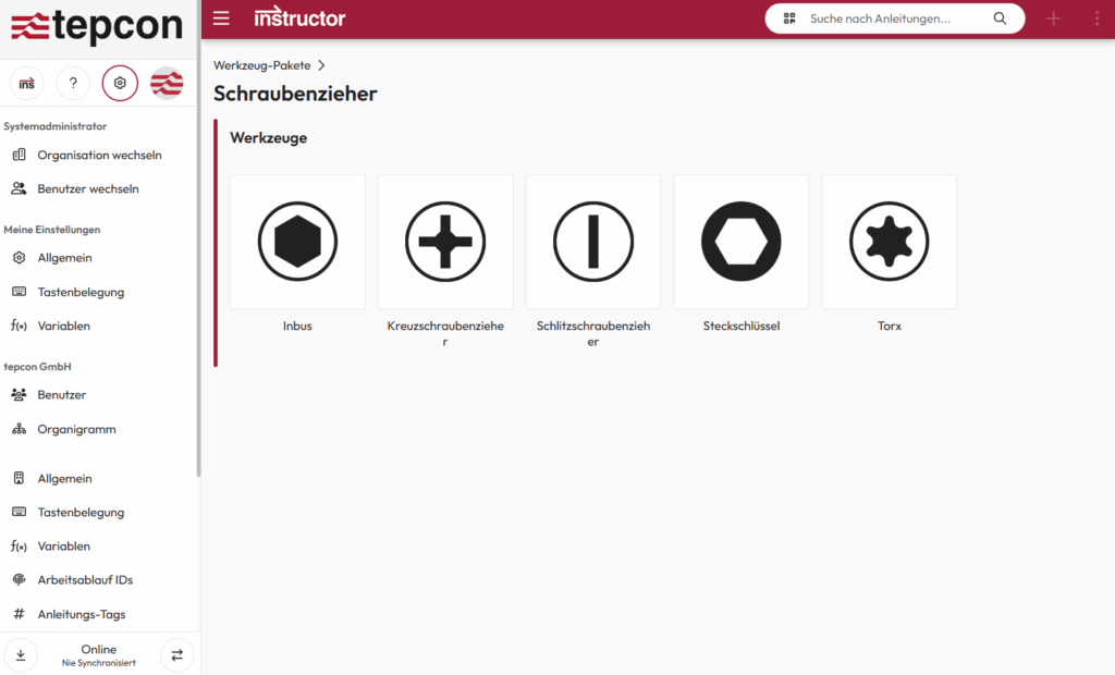 Bildschirmfoto - Formen