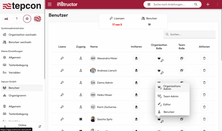 Bildschirmfoto - Benutzer