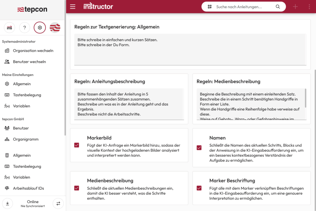 light ai configuration