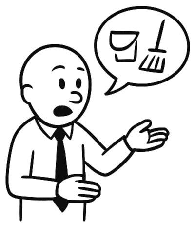 Comic: Reinigung - Problem